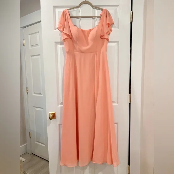 Azazie | Dresses | Azazie Bondi Coral Bridesmaid Dress